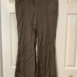 Banana Republic Brown Twill Flare Pants